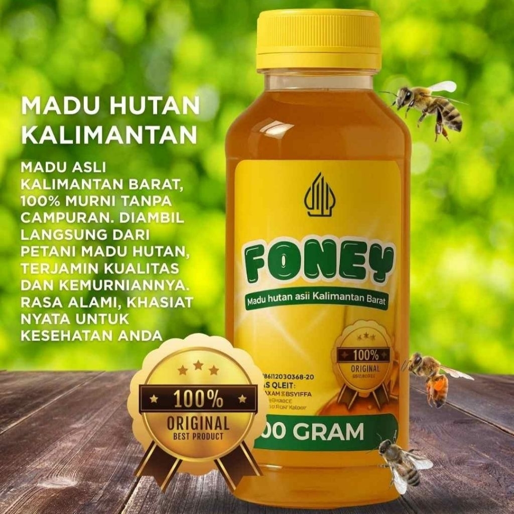 

Madu Hutan Asli Kalimantan Barat Berat 500 Gram