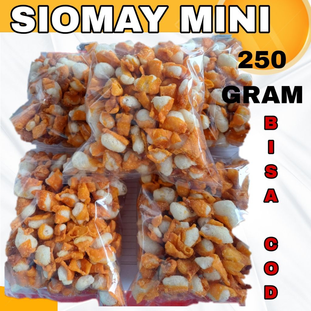 

250 GRAM SIOMAY MINI / BATAGOR MINI / ANEKA TOPING BASO ACI SEBLAK