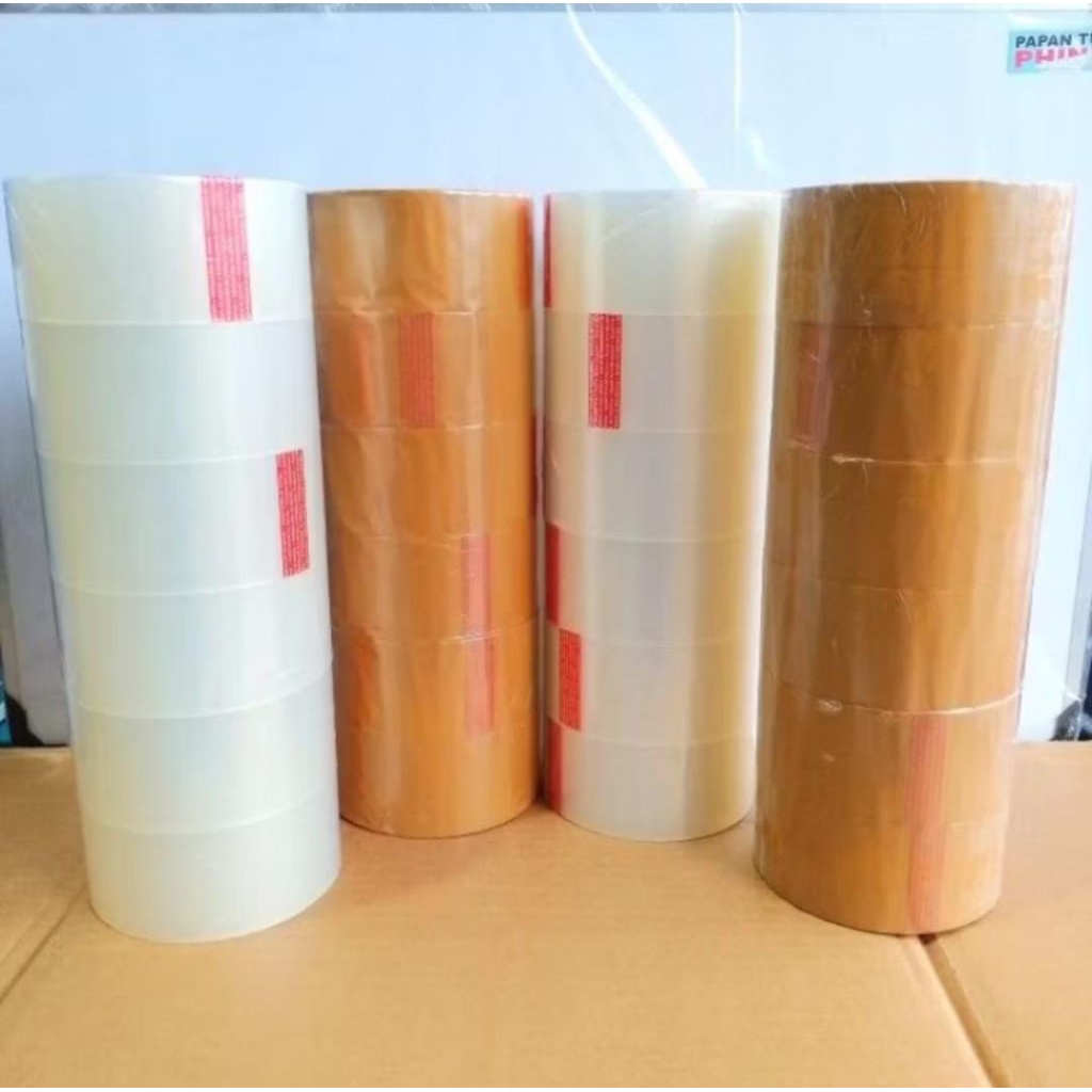

Lakban OPP Gold Tape 1 Roll isi 6pack 148x90 Yard Bening &Coklat (Slop ) [Original ]. DOMINATOR SHOP