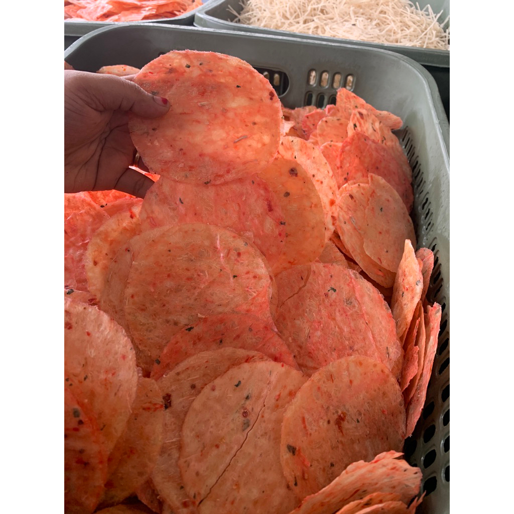 

opak bulat pedas _ opak pedas mentah 500gr