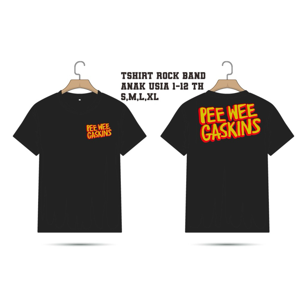 KAOS PEE WEE GASKINS T SHIRT ANAK PEE WEE GASKINS TERMURAH