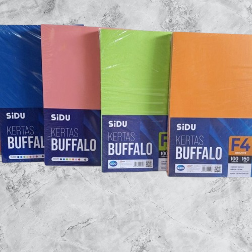 

Kertas Buffalo F4 sidu (1 Pak/100 Lembar)