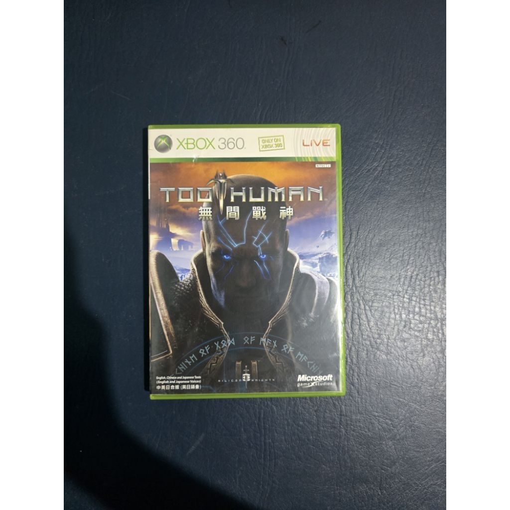 BD Kaset Game XBOX 360 Too Human Ori Original