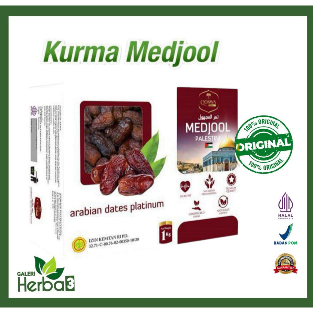Kurma Medjool dari Palestina kurma Premium QOSWA