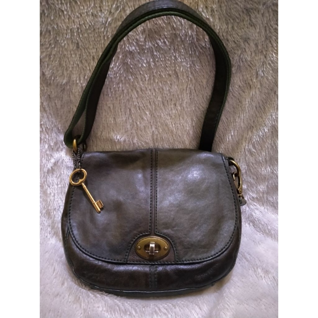 TAS SLING FOSSIL KULIT ASLI