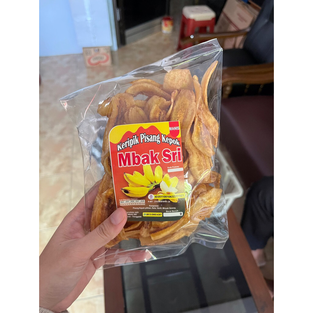 

KERIPIK PISANG KEPOK (MANIS) 200 Gram