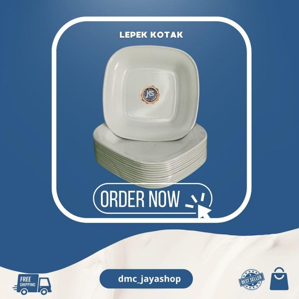 LEPEK KOTAK PLASTIK 12 PCS (1 LUSIN) BPA FREE WARNA PUTIH