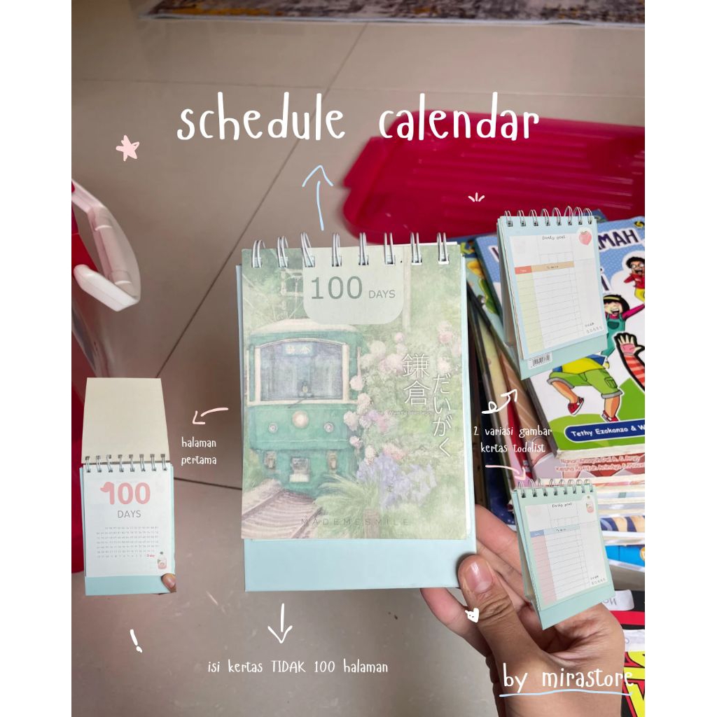 

schedule calendar aesthetic korean | kalender jadwal aesthetic | kalender ala korea hiasan kamar