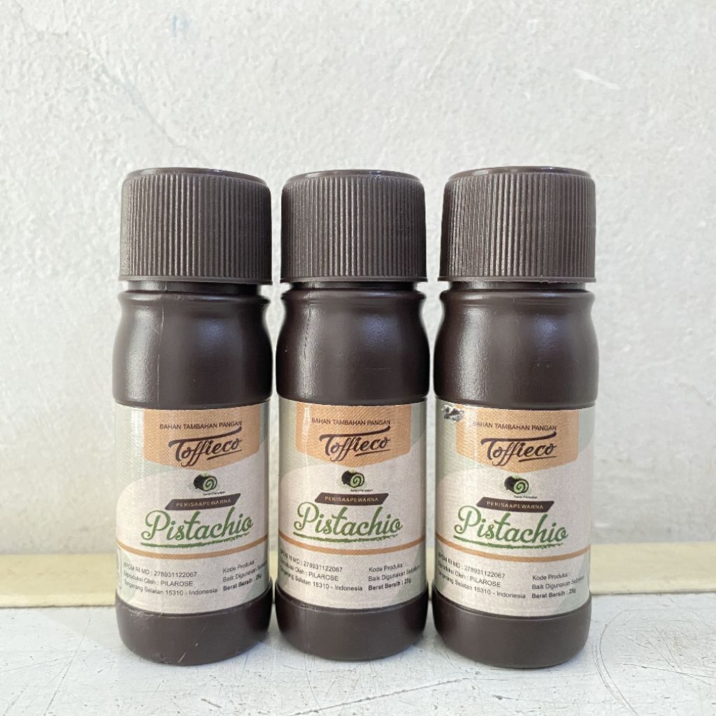 

Toffieco perisa PISTACHIO 25ml | perisa pistachio