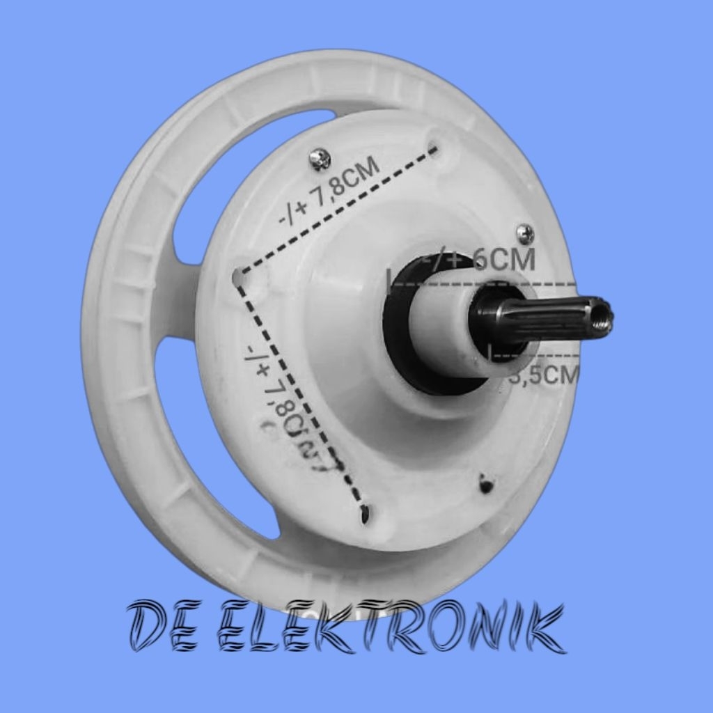 Gearbox mesin cuci sharp aquamagic puremagic 2 tabung as gerigi 10z
