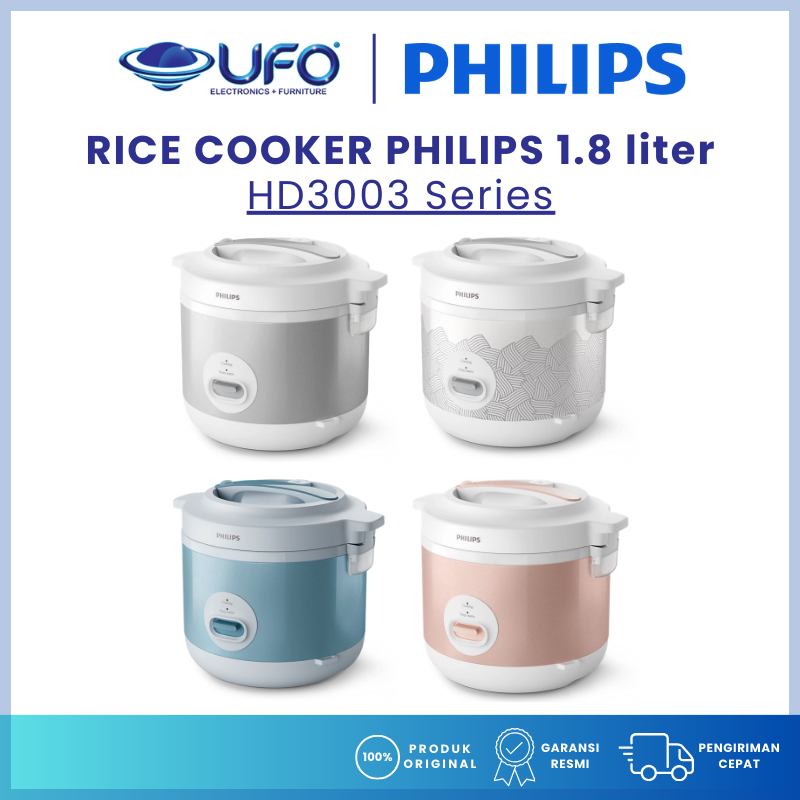 PHILIPS Rice Cooker 1.8 Liter HD3003 NEW