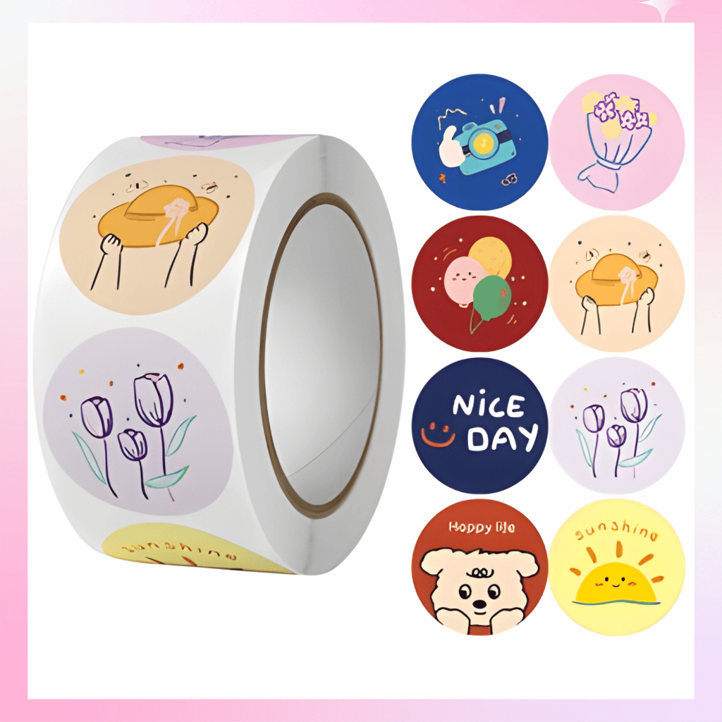 

[500 PCS] STICKERS SEAL ROLL THANK YOU CUTE / STIKER TERIMA KASIH ONLINE SHHOP OLSHOP BUSSINES STIKER SEGEL - PRETTY STRAWBERRY