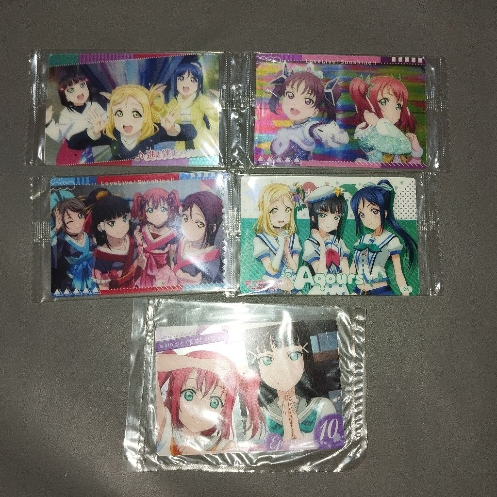 wafer card love live Aqours dapat 9