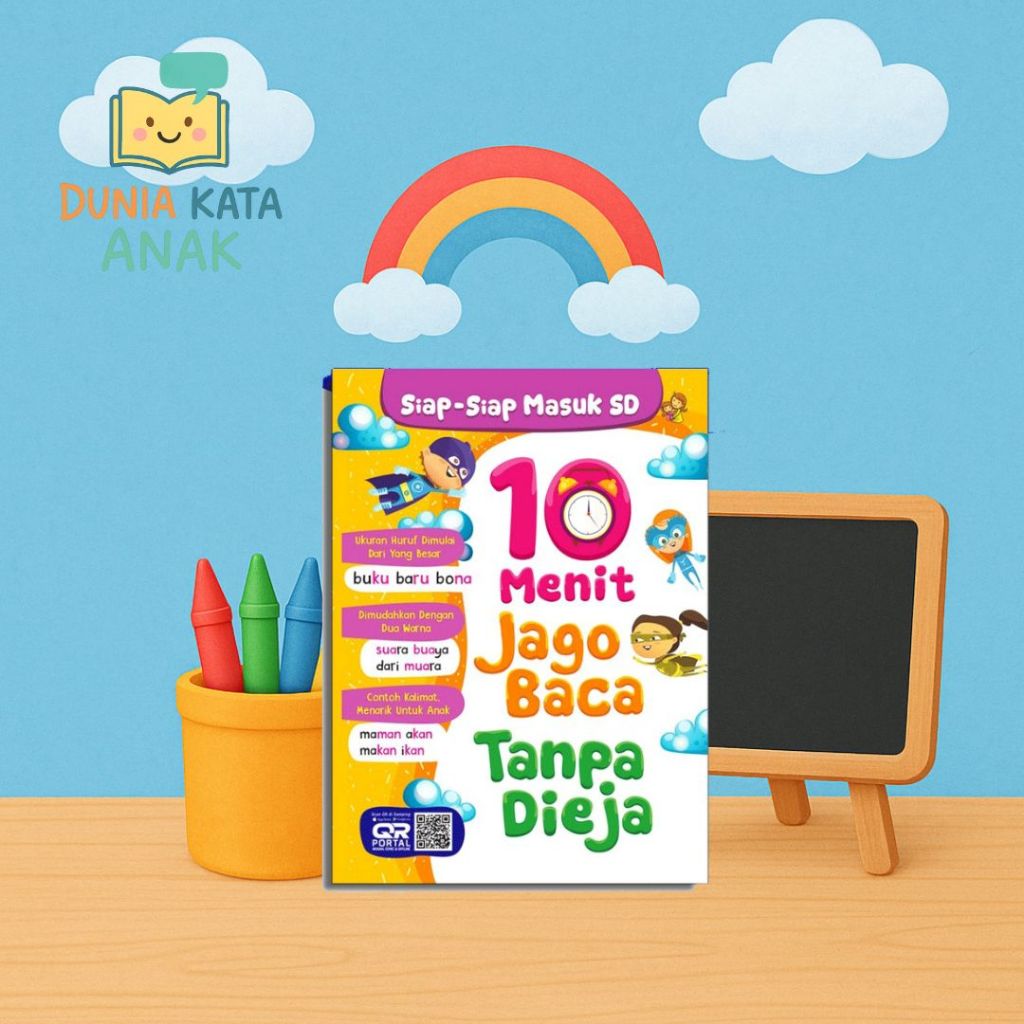 Buku Belajar Membaca - Jago Baca Tanpa Dieja Siap Siap Masuk SD