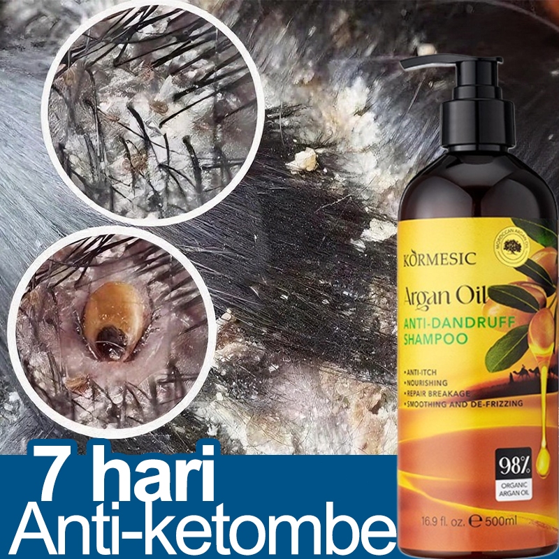 Sampo Minyak Argan Sampo Anti Ketombe untuk Anak dan Dewasa 500ml Sampo Anti Ketombe Sampo Anti Keto