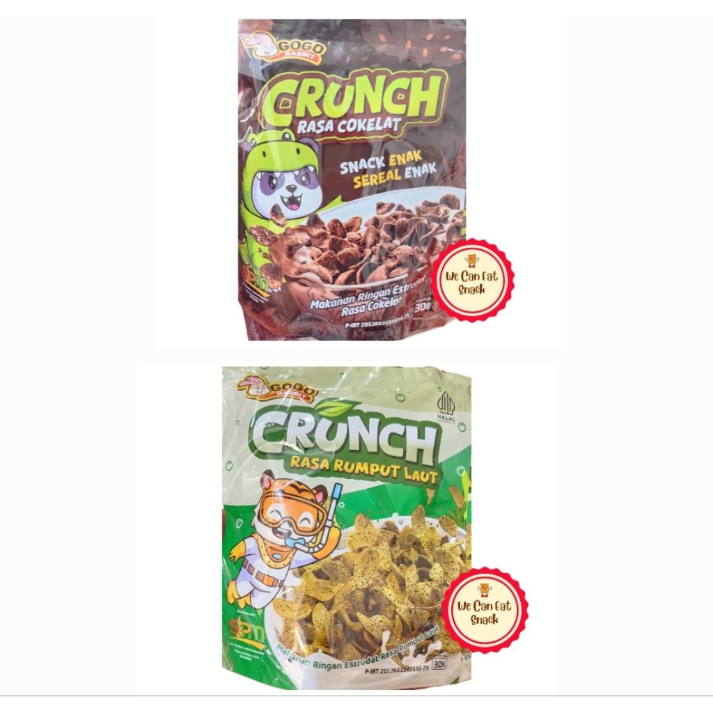 

GoGo Rabit Crunch Snack All Varian 30gr (Isi 5 Bks)