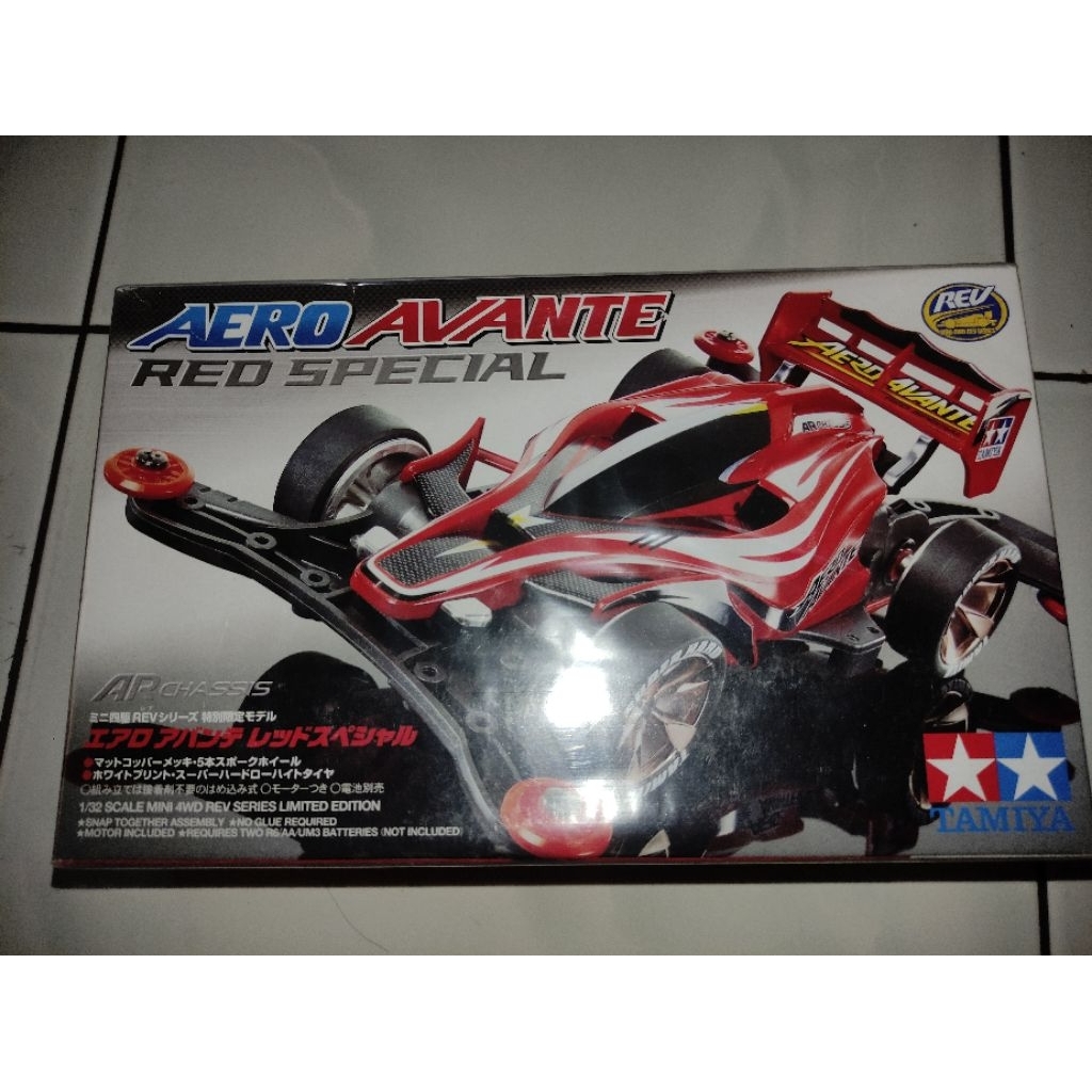 tamiya aero avante red spesial