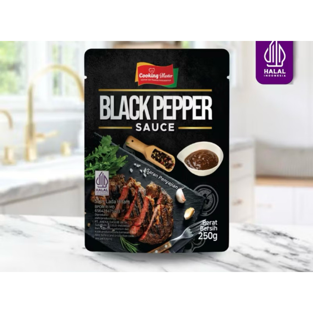 

Blackpepper Sauce / Saus Lada Hitam 250gr