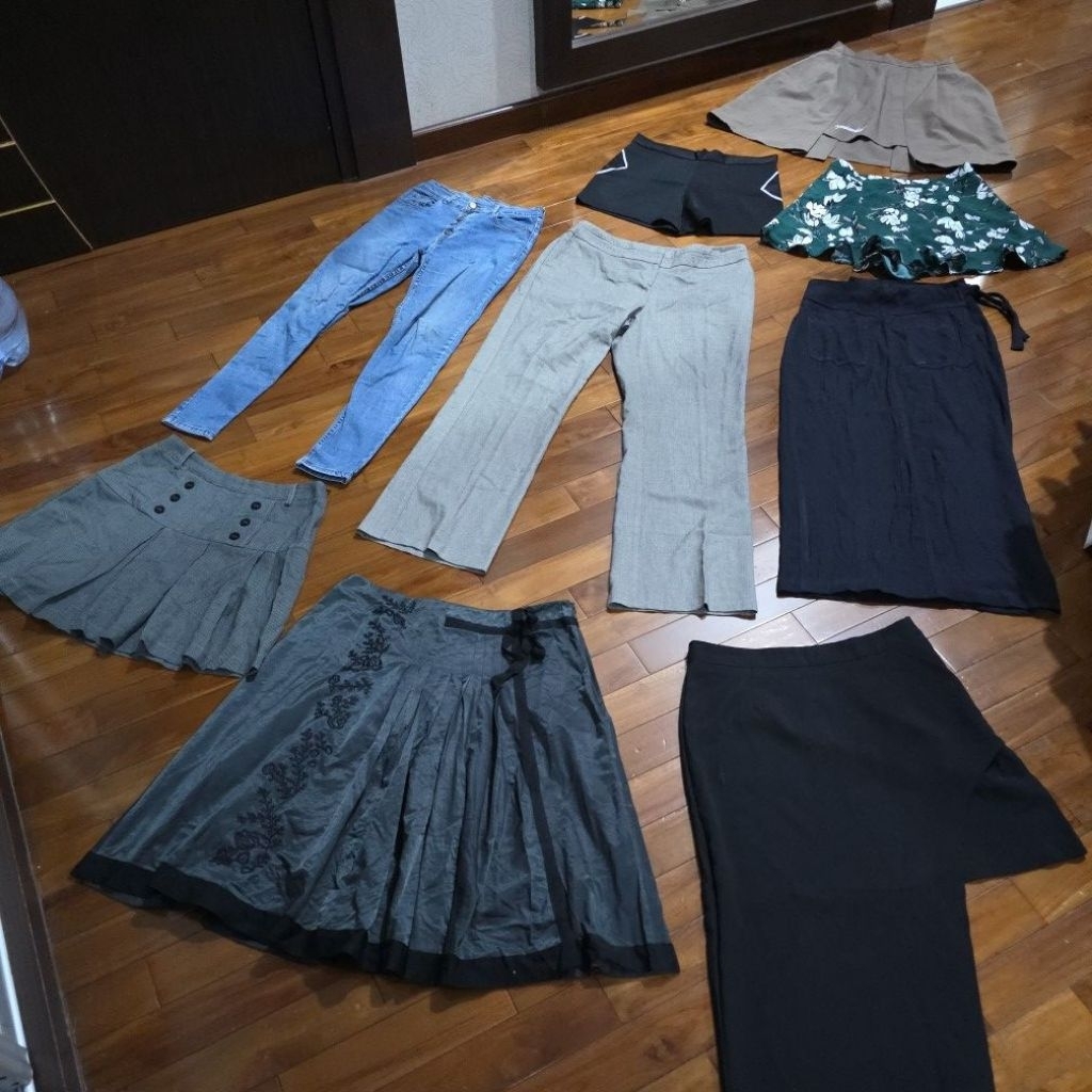 rok korea tennis pendek size s preloved