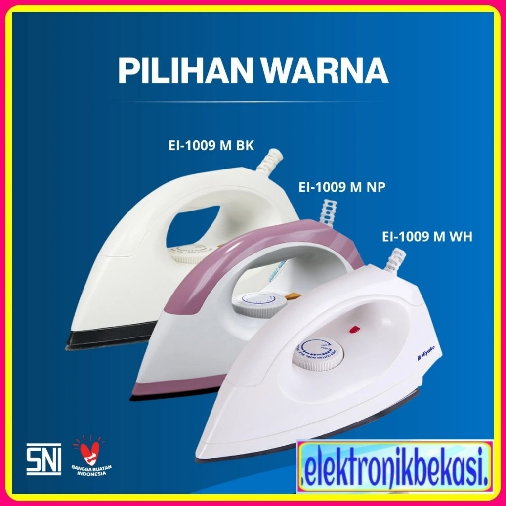 SETRIKA MIYAKO EI 1009 M / MIYAKO EI-1009M / MIYAKO SETRIKA LISTRIK 1009 M