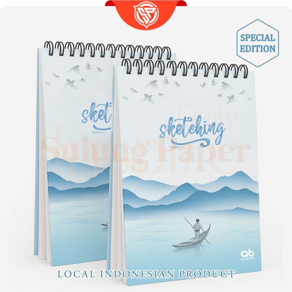 

Sketchbook Spiral A6 / A5 / A4 Buku Gambar Sketsa Aesthetic Premium - Notebook Sketching Artbook
