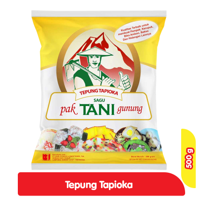 

Cap Pak Tani Gunung Tepung Tapioka 500 g