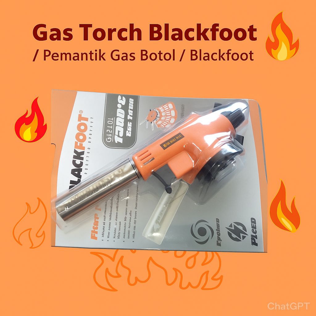 Gas Torch Blackfoot / Pemantik Gas Botol / Blackfoot