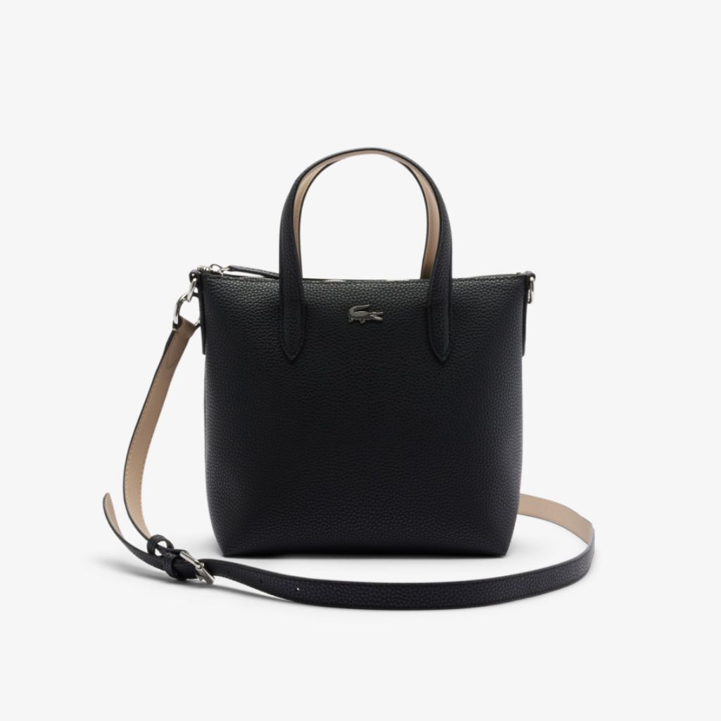 Lacoste Women's Anna Mini Tote Bag Tas Selempang Wanita - Black