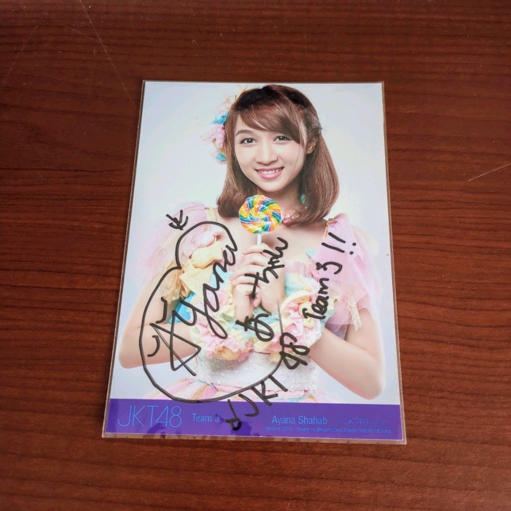 Photopack Ayana with Sign Tanda Tangan ex JKT48