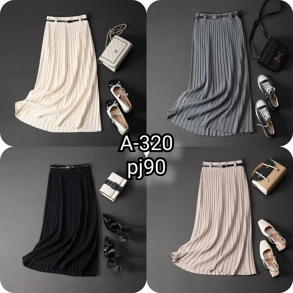 [A-320] ROK RAJUT SPAN IMPORT PREMIUM / ROK KNIT SKIRT / ROK PANJANG BEST SELLER