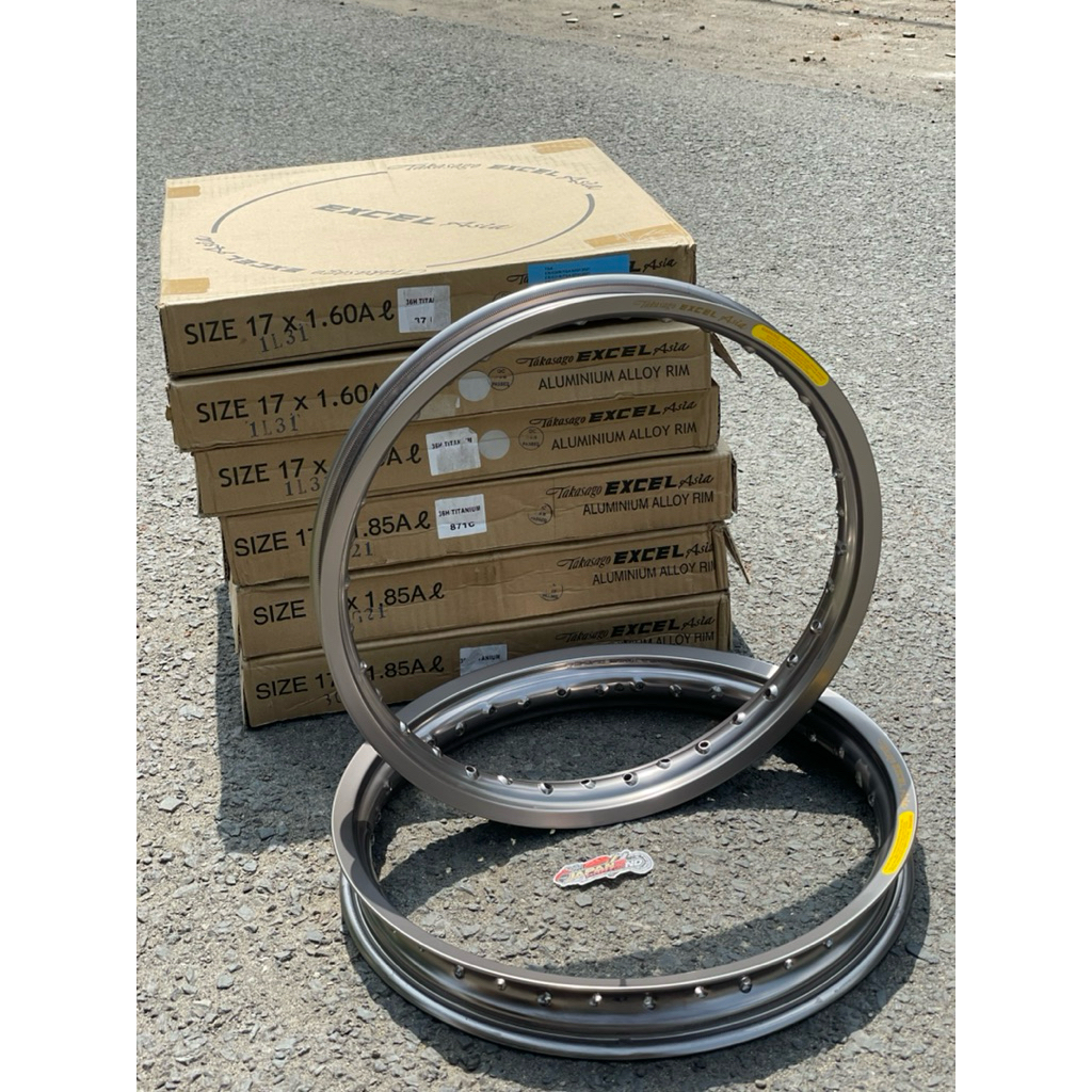 velg TEA titanium original velg takasago excel asia titanium ring 17 160 185