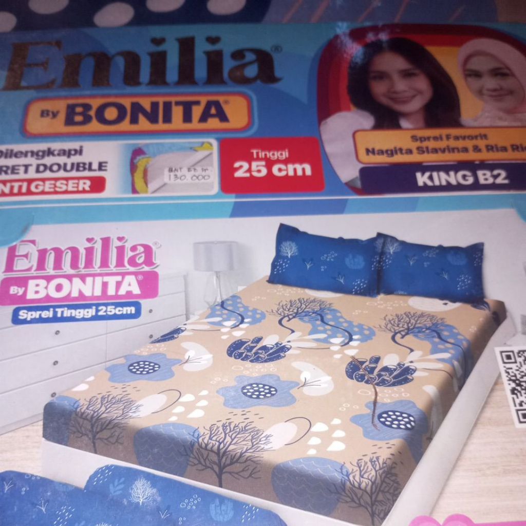 sprei bonita 180x200 king B2