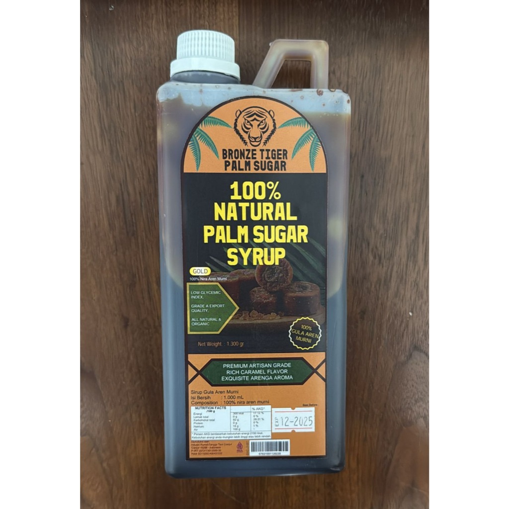 

Bronze Tiger Palm Sugar Syrup 1Liter - Sirup Gula Aren / Gula Syrup Palem - sameday / instant only