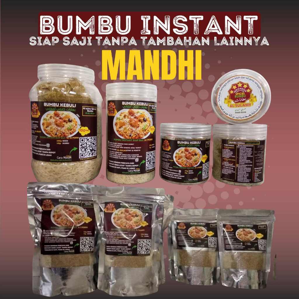 

Beras Basmati & Bumbu Nasi Mandhi Instant