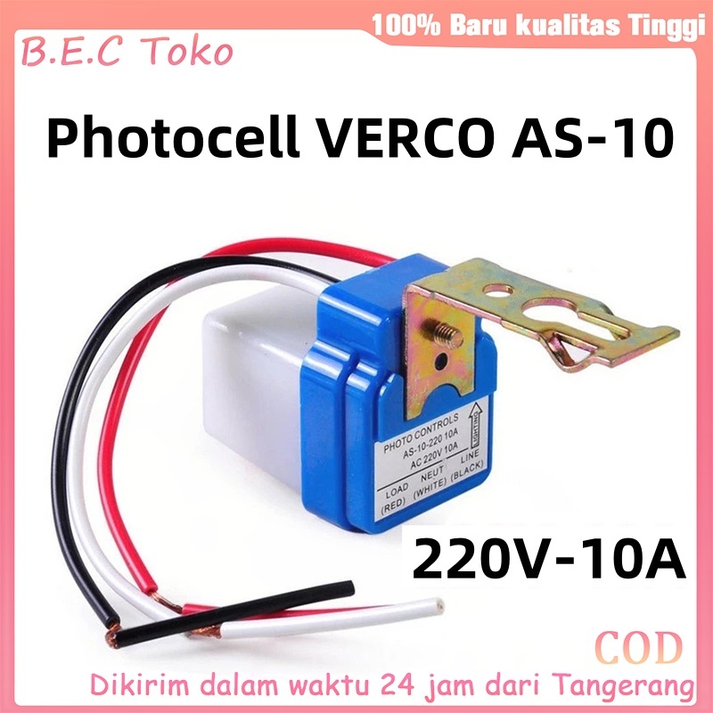 Sensor Photocell Saklar Otomatis / sensor cahaya Saklar Otomatis Siang Malam 220V 10A / Sensor Cahay