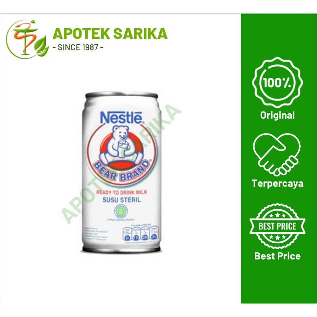 

Bear Brand Susu Kaleng Susu Steril 189ml