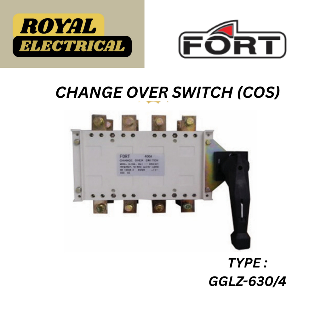 FORT CHANGE OVER SWITCH - 4P / 630A - Type GGLZ-630/4