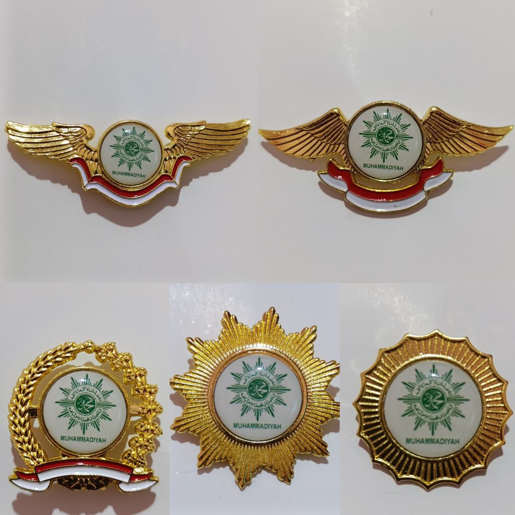 Pin Wing Merah Putih Logo Muhammadiyah