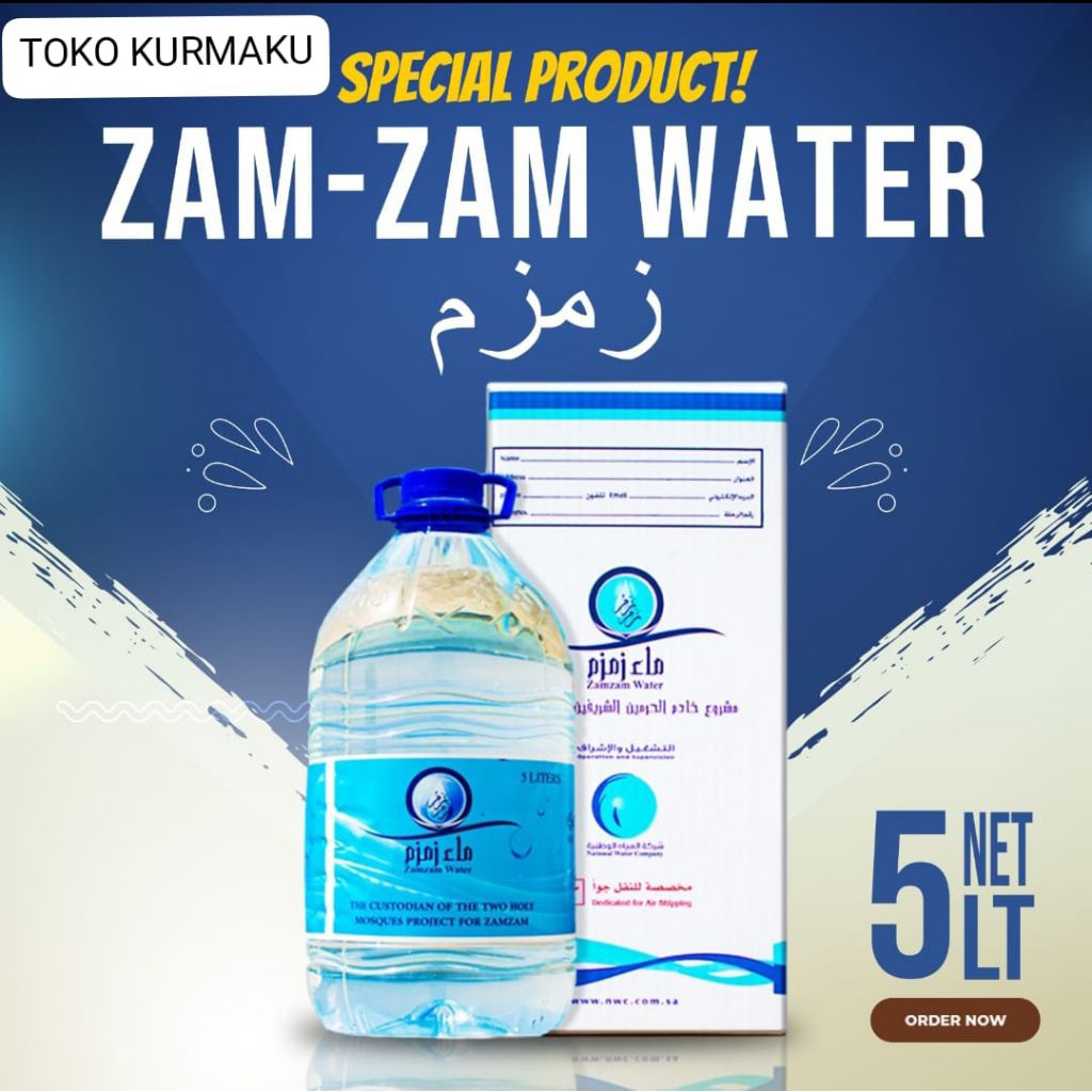 

Zam-zam Barcode 1000% ASLI dari Saudi Arabia