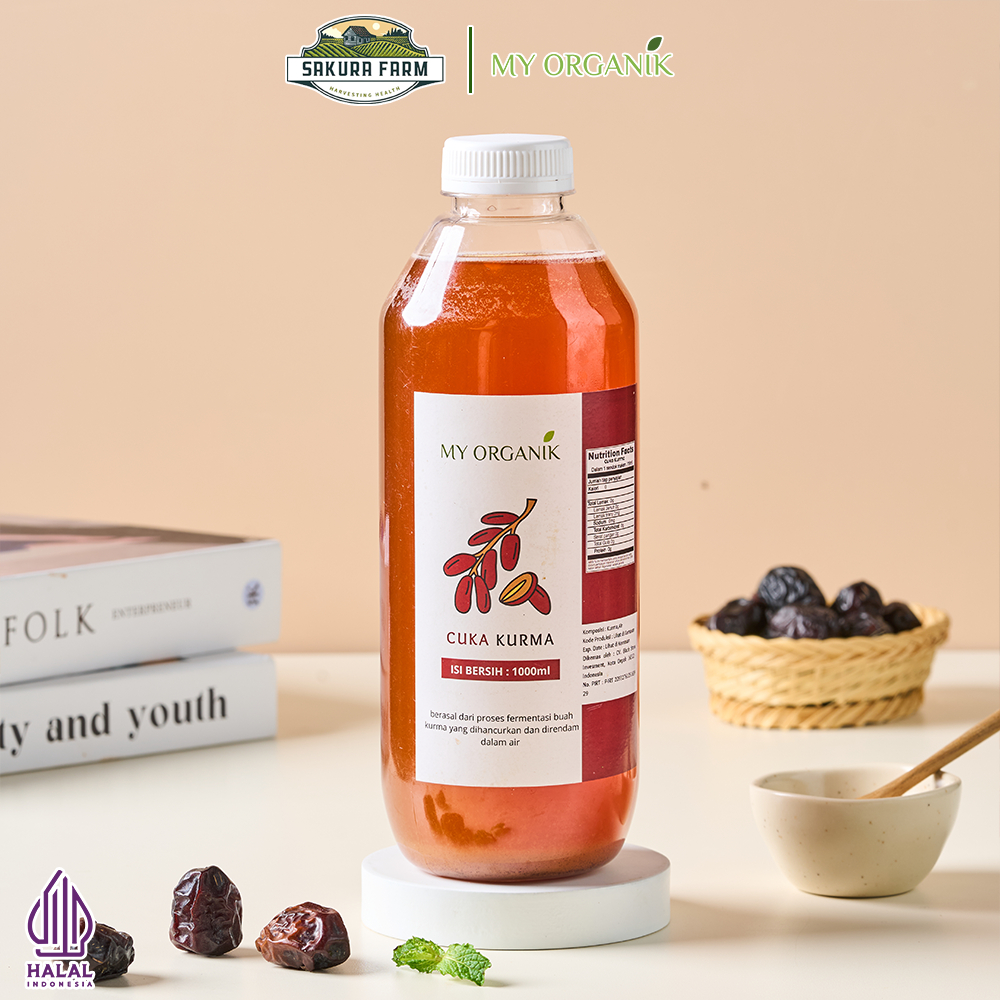 

My Organik Cuka Nanas Pineapple Vinegar 100% Murni Organik Fresh With Mother 1 Liter Termurah