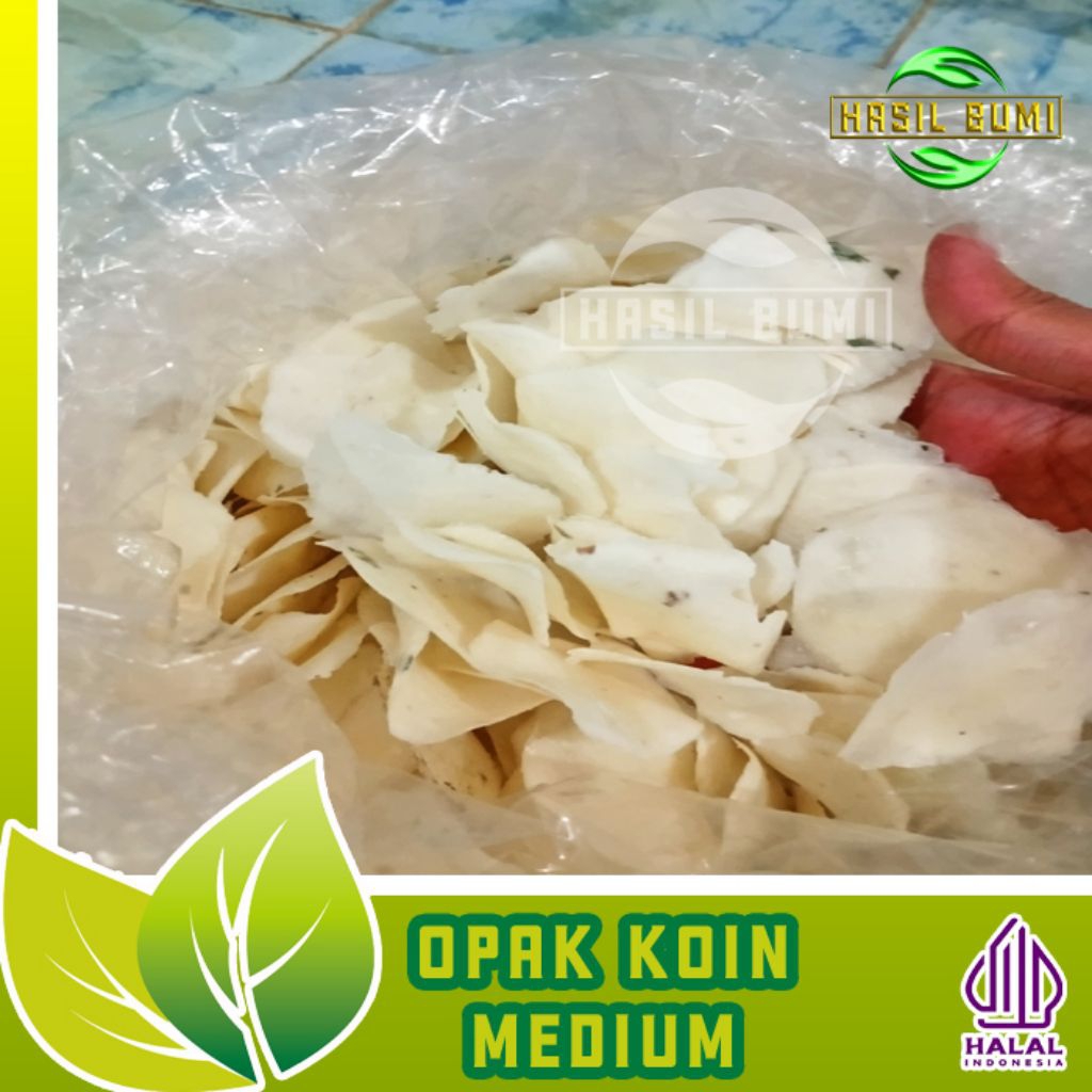 

opak koin 500 gr | kripik singkong | khas wonosobo