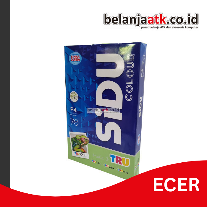 

[RIM] Kertas HVS Warna Sidu F4 (Folio) 70 Gram