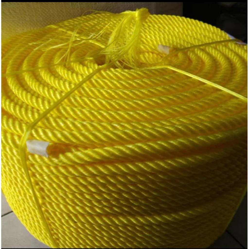 

TALI TAMBANG PLASTIK 10MM KUNING HARGA PER ROL