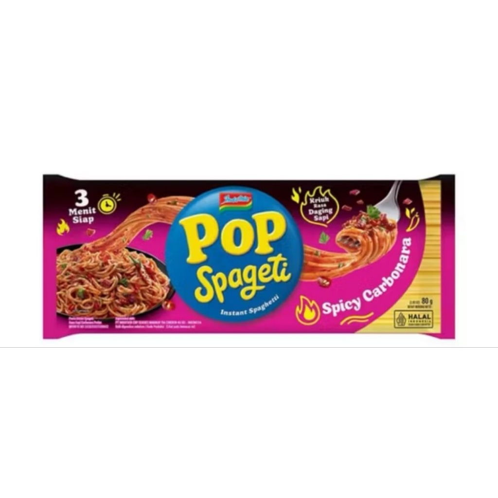 

indomie pop spageti spicy carbonara 88g