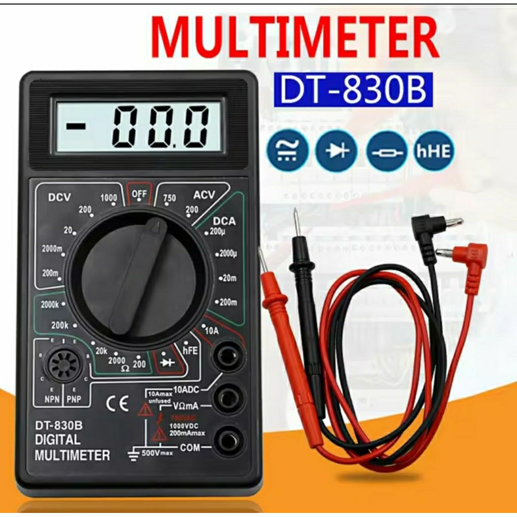 MULTITESTER AVOMETER DIGITAL MINI 830B