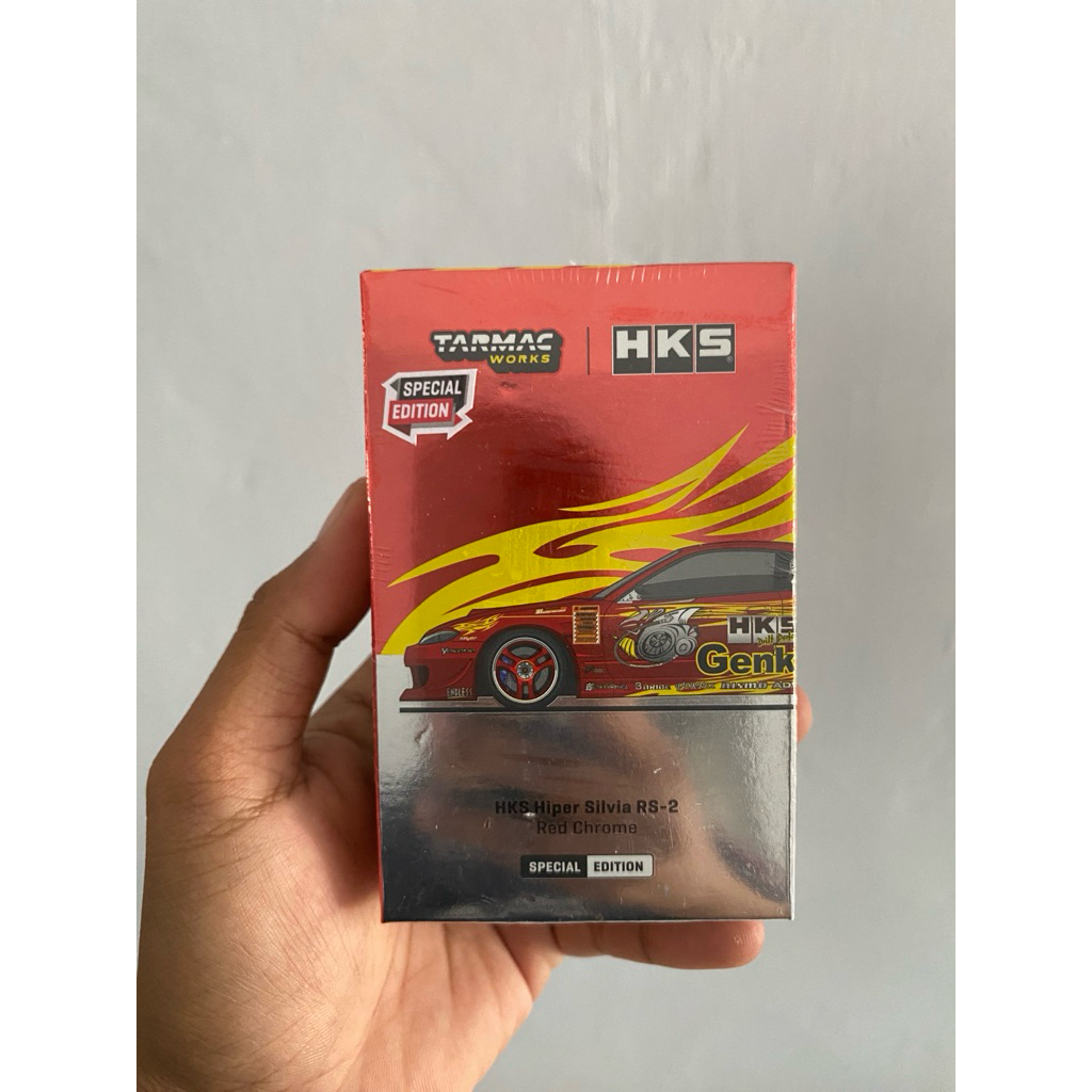 Tarmac Vertex s15 HKS Hiper Silvia RS-2 (Red Chrome)