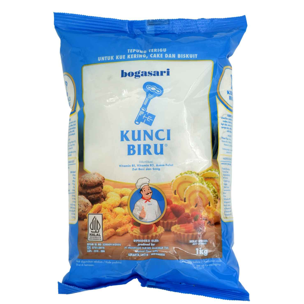 

Bogasari Kunci Biru 1Kg / Kunci Biru 1kg