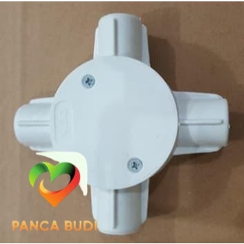 

T Dus / T Dos / Tdus / Tdos / Tedus Putih Cabang 4 X Dus Cross Dus - PB88