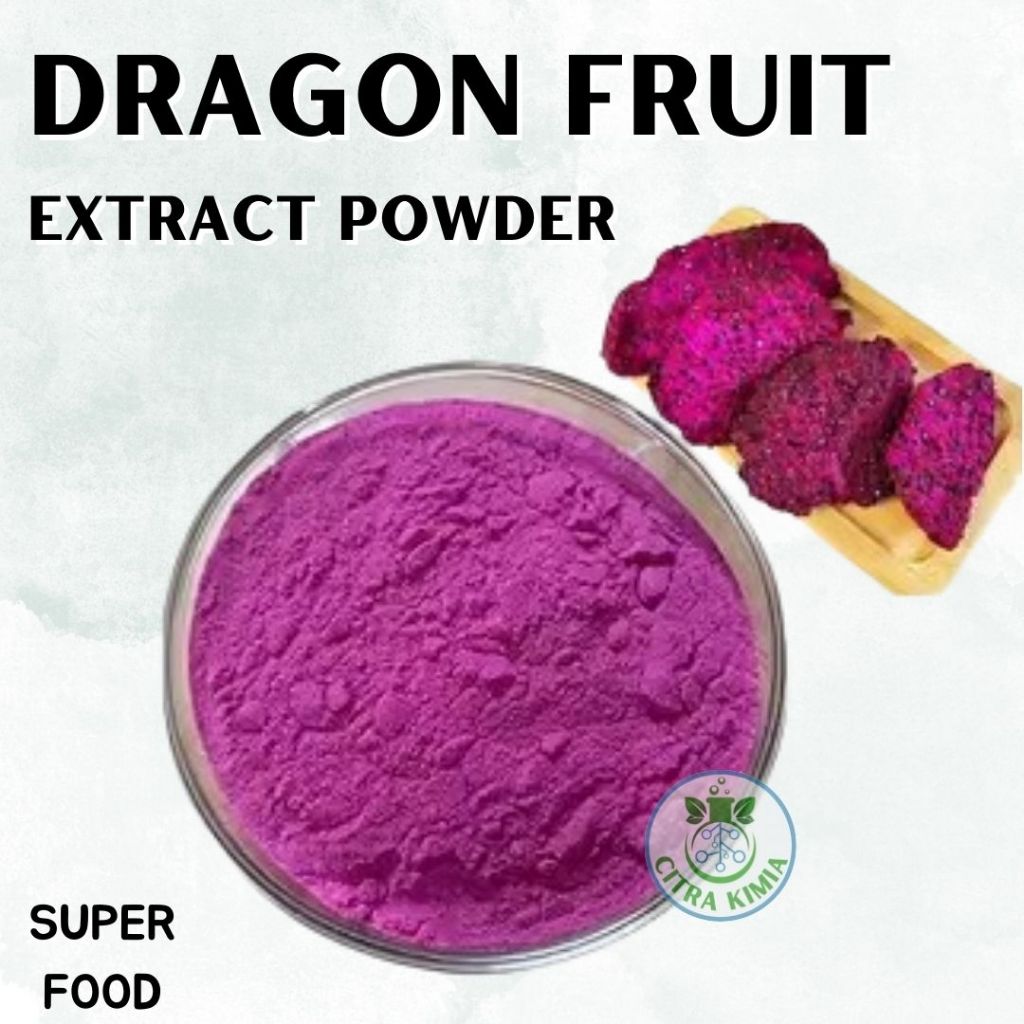 

Dragon Fruit Extract Powder Super Food 25gr - Bubuk Ekstrak Buah Naga Alami Food Grade - Bubuk Nutrisi Buah Naga Premium