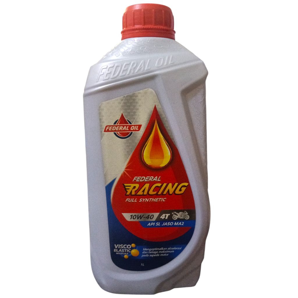 Oli Federal Racing 10W-40  1Lt Oli Mesin Federal 1000ml Oli Mesin Ultratec 1lt Mpx